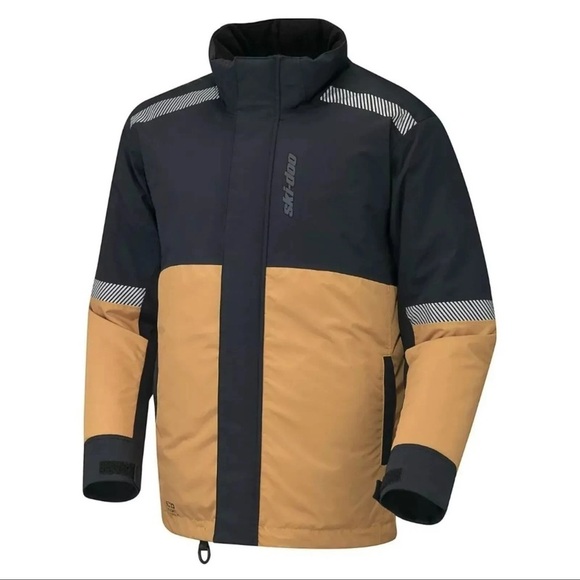 Ski-Doo Other - Ski-Doo Men's Black and Tan Jacket NWT